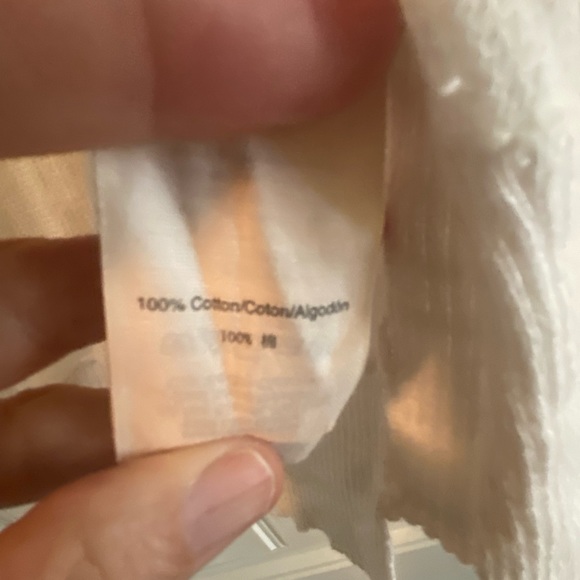 Pure DKNY off white sweater. Size S/P. 100% cotton. Machine washable. - Picture 5 of 7